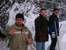 Winter 2006 - Schneeschaufelaktion für das Vereinsheim.